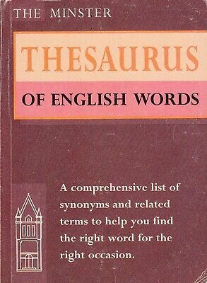 The Minster Thesaurus of English Words - Minster Books - Acceptable - Paperback