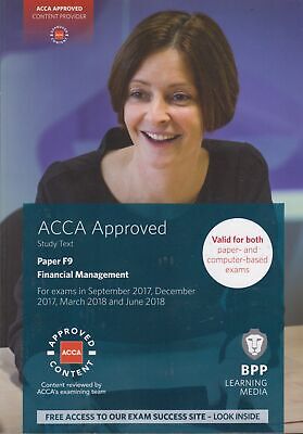 ACCA F9 Financial Management: Study Text - BPP Learning Media - Good - Paperback