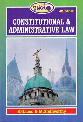 Constitutional and Administrative Law - Robert G Lee - Acceptable - Paperback