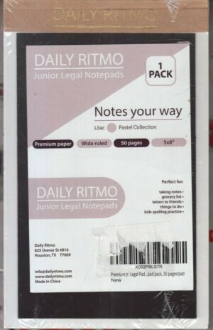 Daily ritmo small Junior Legal Notepad to-do list large sticky note